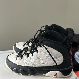 Jordan’s 9s retro black and white